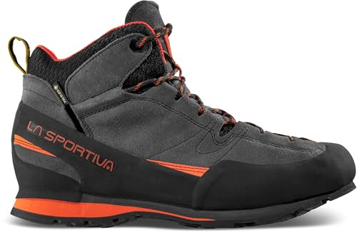 LA SPORTIVA Unisex Boulder X Mid GTX Schuhe, Carbon-Flame, 46
