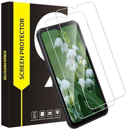 Cable Leader Verre trempé pour Samsung Galaxy Xcover 7 5G, 2,5D Dureté 9H Anti Rayures Vitre Protection, Anti-empreintes Digitales, Tactile sensible, Sans Bulles, 2 Pack HD Xcover 7 Protection écran