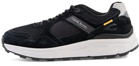 camel active Herren Sneaker mit Komfort Sohle | atmungsaktiver Schuh aus einem Nubuk Textil Mix mit einer bequemen Sohle