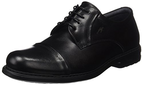 Fluchos Simon Zapatos de Cordones Derby, Hombre, Negro (Negro 000), 42 EU (8.5 UK)