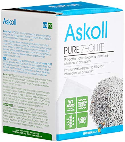 Askoll 922977 Pure Zeolite für chemische Filtration in Aquarium 1 Liter (750/800g)