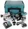 Makita DRT 50 RT1J X2 18 V batteria agli ioni di litio Brushless Fresa multifunzione in Makpac con moduli di fresatura + 1 batteria 5,0 + caricatore