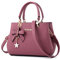 Segater® Sac à main élégant pour femme - En cuir synthétique - Pour le travail, le shopping, la date, les fêtes, Noël, rose bonbon (Rose) - SGBW062EU