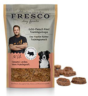 Fresco Dog Martin Rütter Trainingsdrops Rind | 150 g | Snack für Hunde | Ohne künstliche Zusätze