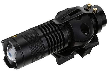 Sutinna Linterna Led, Linterna Led para Exteriores para Casco, Juego De Cargador, Accesorio, 4 Modos, Linterna TelescóPica De Mano para Ciclismo, Camping, Espeleología