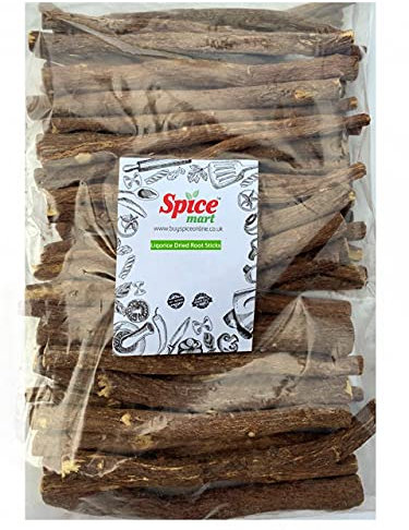 Liquorice | Licorice Dried Root Sticks | Jethimadh Sticks Premium Quality Free UK P&P (50g)