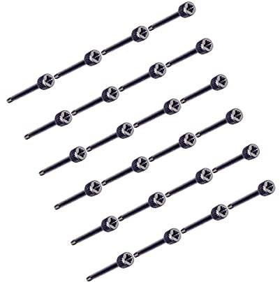 Apevia CS-L63231-24 Lot de 24 vis T6#3231 pour radiateur CPU refroidisseur liquide (vis connectables)