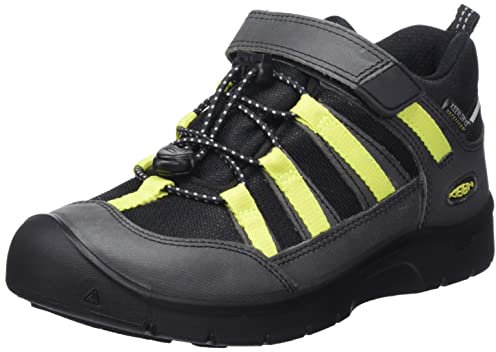 KEEN Hikeport 2 Low Waterproof Wanderstiefel, Black/Evening Primrose, 30 EU
