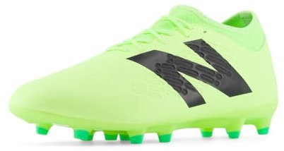 New Balance Unisex-Child Tekela Magique Fg V4+ Soccer Shoe, Bleached Lime Glo/Lime Leaf/Black, 8.5 Wide Women/7 Men