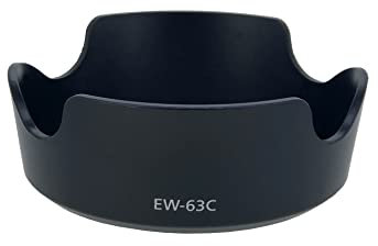 Kobmand EW-63C Gegenlichtblende Kompatibel mit Canon EF-S 18-55 mm f/3.5-5.6 is STM Streulichtblende Ersatz Schützen Sie das Objektiv vor Kratzern