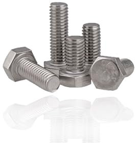 M6 M8 M10 M12 Passo 0.75/1.0/1.25/1.5 Viti a testa esagonale esterna Acciaio inossidabile DIN933 Denti a filettatura fine Macchie esagonali esterne (Size : 30mm, Color : M10x1.0 5pcs)