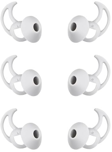 WKYMY Small Silicone Ear Tips Replacement Earbud Tips Compatible with Bose Quietcomfort and Sport Headphone Eartips Rubber Tips Earbud Cap 3 Pairs