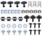 Unterfahrschutz Einbausatz Motor Unterboden Schutz Reparatur Clips Getriebeschutz Motorschutz Befestigungsclip Motorabdeckung Schrauben Halteklammern Klammer für A6 4F A6 4B A6 C6 4F A6 C5 4B Avant