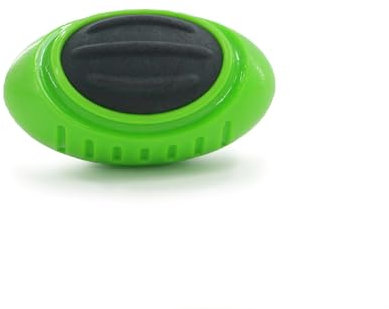Ancol Jawables Robuster Rugbyball für Hunde, Welpen, leicht, schwimmfähig, interaktiv, für den Außenbereich, robust, lustig, hohe Sprungkraft, Haustier-Apportierspielzeug