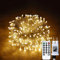 Gresonic 80m 800er Led Lichterkette Strombetrieben mit Stecker Außen und Innen für Hochzeit Weihnachten Party Warmweiß (Warmweiss 8modi Dimmbar, 800LED)