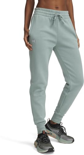 Under Armour Rival Fleece-Jogginghose für Damen, Kieselgrün (348), 3XL