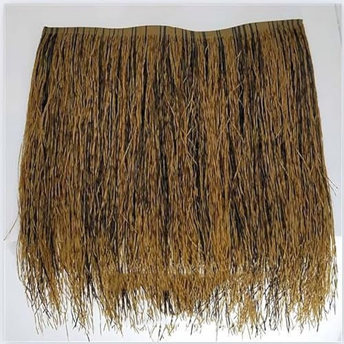Azulejo De Paja Rollo De Paja De Palma Techo De Palma Paja De Simulación Teja De Paja Falsa De Resina Plástica Rollo De Paja De Palma Artificial para Bar Jardín Gazebo Sombrilla (Color : B, Size : 3