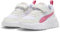 PUMA Trinity Lite AC+ Inf, Scarpe da Ginnastica Unisex-Bimbi 0-24, Bianco Magico Rosa Vapore Grigio, 21 EU