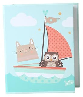 LOVEWLC Kinder-Fotoalbum mit Eulen, 100 Taschen, 10 x 15 cm, kleines Kinder-Fotoalbum, niedliches Fotoalbum für Kinder