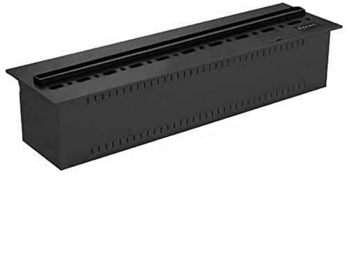 XXAD553TY Camino Elettrico Caminetto Elettrico, Camino Elettrico da Incasso con Fiamma Simulata a LED, Caminetto Decorativo Ultra Silenzioso, Pulsanti Touch, Telecomando, Nero Camino(1000MM)
