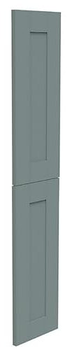 M2 Traders Classic Shaker Kitchen Larder Door (Pair) (H) 976 x (W) 297mm - Green