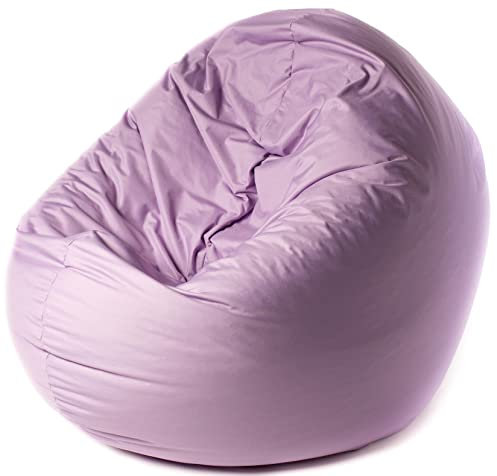 King Of Chillout Koc ® 2in1 XXL Sitzsack für Erwachsene - Gaming Sitzsack mit Rückenlehne, Wetterfester Outdoor Sitzsack mit Hochwertiger EPS-Füllung (Violett-Lila, XXL)