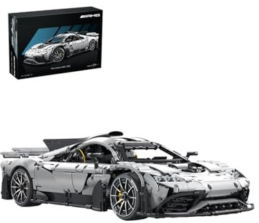 barweer Klemmbausteine Autos RC Ferngesteuert Technik Sammlung Geschenk für Erwachsene und Männer,CAD C61503W Master Building Set Groß 1:8 Sportwagen Bausteine (3295 Teile)