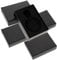 LIFKOME 4 Stücke Taschenuhr Lagerung Box Herren Uhr Fall Organizer Für