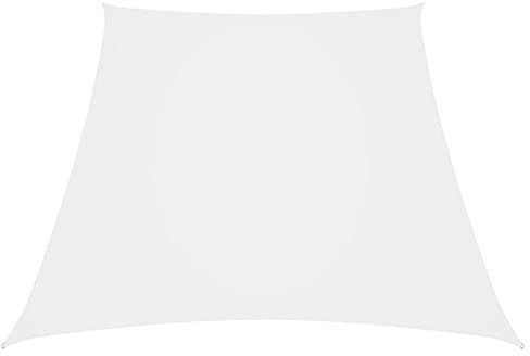 Générique Voile de Parasol Tissu Oxford trapèze 3/4x3 m Blanc,Parasols & voiles d'ombrage,1.88KG-135297