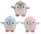 OATIPHO 3er Set Pinguin Schlüsselanhänger üsch Anhänger Für DIY Schlüsselbund Und Taschen Dekoration Farben Zufällig üße Pinguin Motive Für Und Erwachsene