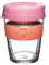 KeepCup Brew, Reusable Coffee Cup - Tempered Glass and Splashproof Sipper Lid, Medium 12oz/340ml - Tangerine