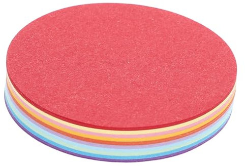 Garneck 200 Stück Origami Papier Rund – Bastelpapier Für Kreative Projekte - Perfekte Runde Ausschnitte Aus Hochwertigem Tonpapier - Ideal Für Und Handarbeiten