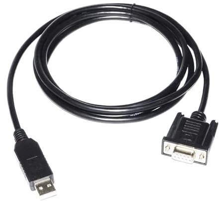 CAMCHJVVM ADATTATORE DA USB A D-SUB DB9 9P FEMMINA CAVO DI COMUNICAZIONE SERIALE RS232(3 metres)