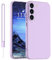 Yoawiful Custodia in silicone per Samsung S24, colore: lilla