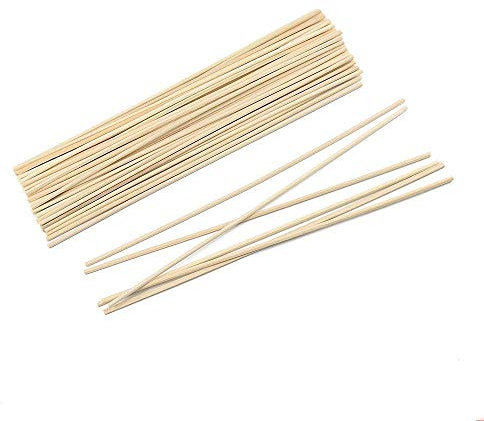 Esnow 120 bastoncini in fibra naturale in rattan reed diffusore bastoncini in legno rattan Reed Sticks olio essenziale diffusore di aromi per ambienti