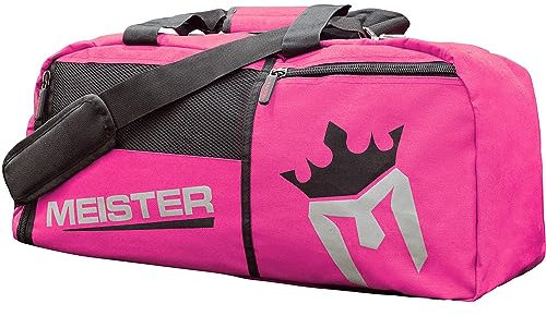 Meister Vented Convertible Duffel/Mochila de Gimnasio - Ideal para Llevar a Bordo - Rosa
