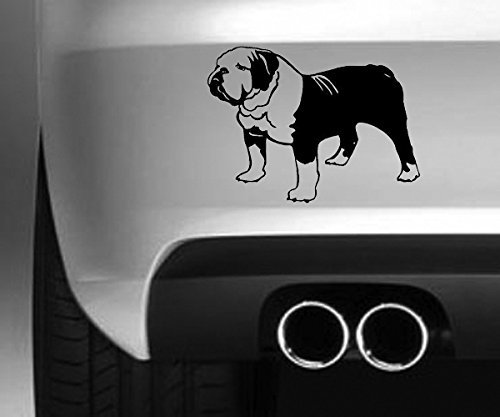 South Coast Stickers British Bull Dog Sticker Funny Bumper Sticker CAR Van 4X4 Window PAINTWORK Decal Euro Left Hand Drive