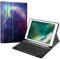 Fintie Tastatur Hülle für iPad 9.7 2018 (6. Generation), Soft TPU Rückseite Gehäuse Keyboard Case mit eingebautem Pencil Halter, magnetisch Abnehmbarer QWERTZ Bluetooth Tastatur, Die Galaxie