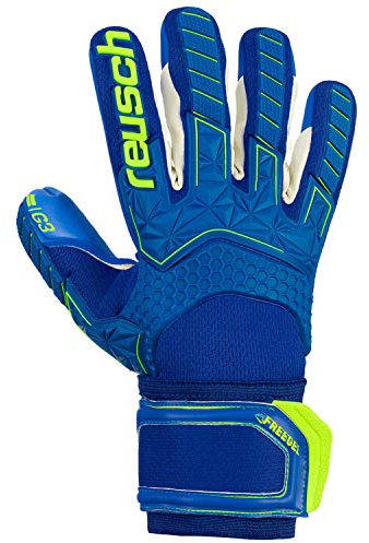 Reusch Herren Attrakt Freegel G3 Finger Support Handschuhe, deepblu/Safe Yell/dep blu, 10