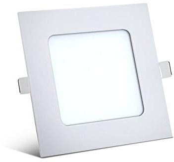 6w LED Slim Einbauleuchte Deckenspot Dechenleuchte Panel minispot Eckig 12x12cm Neutralweiß
