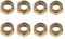 Milageto 8pcs Skateboard Achsenmuttern Kingpin Befestigungsschrauben Longboard Teile - 7x10x14mm für Kingpin