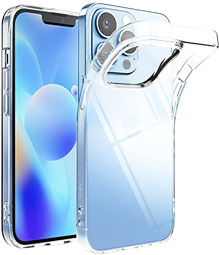 Ringke Compatible with iPhone 13 Pro Max Case, Air Soft Transparent TPU Shockproof Flexible Lightweight Thin Phone Cover - Clear