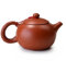 Teekanne, chinesischer Ton, Xishi-Topf, 200 ml, Zisha Rot Gongfu Cha für losen Tee (Rotbraun)
