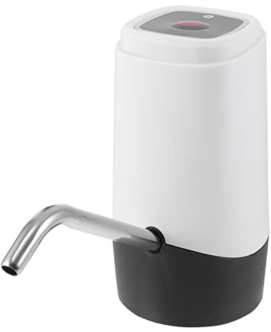 VILLCASE Distributeur Eau Électrique Portable USB Pompe Automatique pour Bouteilles Tube Inoxydable Et Alimentaire pour Maison Bureau