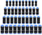 Zsanhua 40 Pcs Pneumatic Fittings, Straight Push Fit Connectors Quick Push in Straight Union for 4/6/8/10 mm Air Water Hose