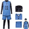 Jiumaocleu Blue Lock Cosplay Costume Outfit - Anime Blue Lock Merch No.11 Isagi Yoichi Football Jersey Sportswear Uniform Tracksuit Training Suits Party Dress Up Full Set for Teens Adults