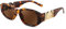 FEISEDY Retro Trendy Rectangle Sunglasses Women Men Vintage 90s Small Narrow Square Sunglasses B2322