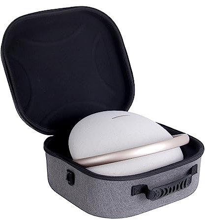 Storage Bag Protable Carrying Case for Harman Kardon Onyx Studio 8/7 Speaker, EVA Hard Protective Box Speaker Case with Shoulder Strap (Gray)