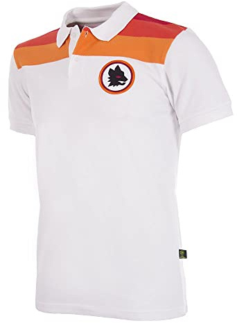 AS Roma Herren Roma Polohemd, 1979-80 Away, M