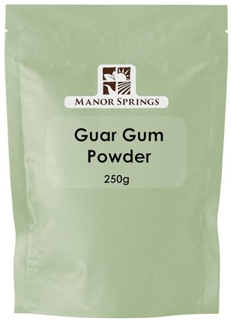 Guar Gum Powder 250g – Natural Thickener, Stabiliser & Emulsifier by Manor Springs